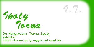 ipoly torma business card